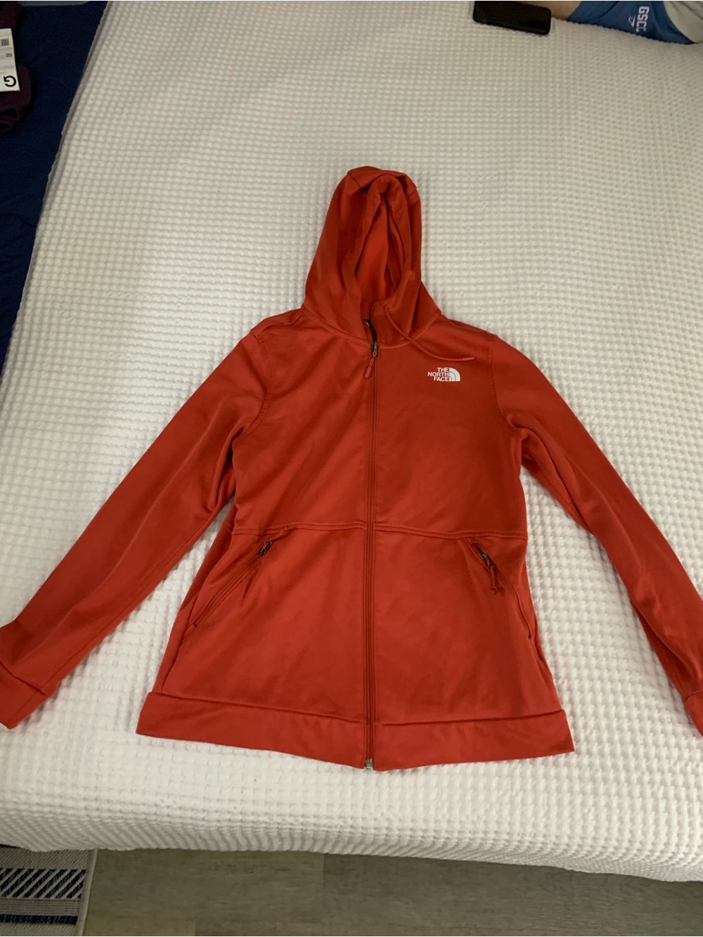 The North Face Women's Rust Zip-Up Hooded Jacket Size Medium